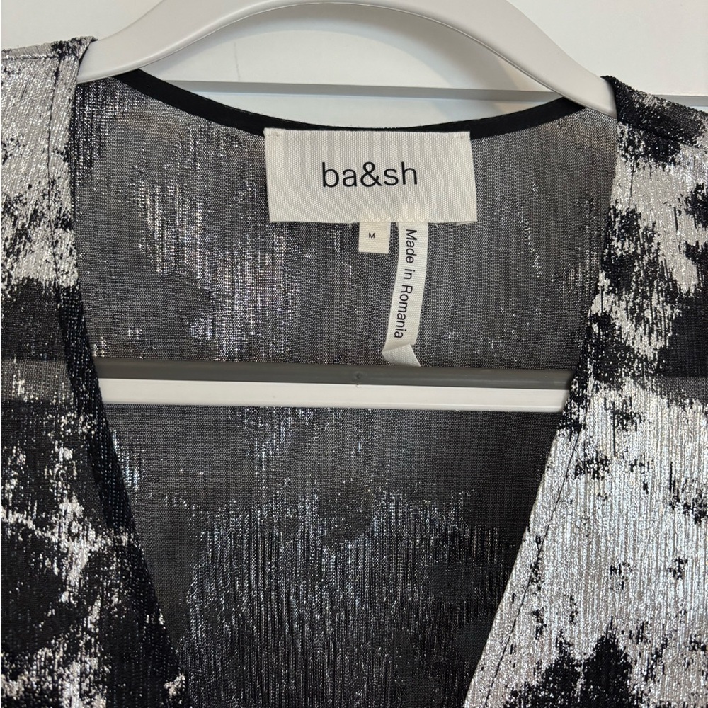 ba&sh Monochrome Long Sleeve Dress - Picture 2 of 4